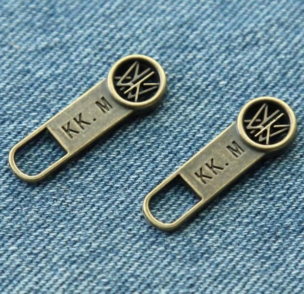 Plate Zipper Pulls Metal Zip Hold Replace Parts Metal Jacket Zipper Repair Clothing
