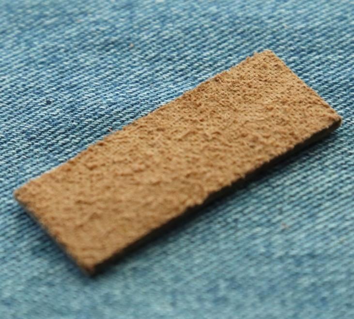 Leather Label for Belt, Jeans, Jacket and Bags,Hot-stamped and hot-pressed logo,Delicate 2D Design