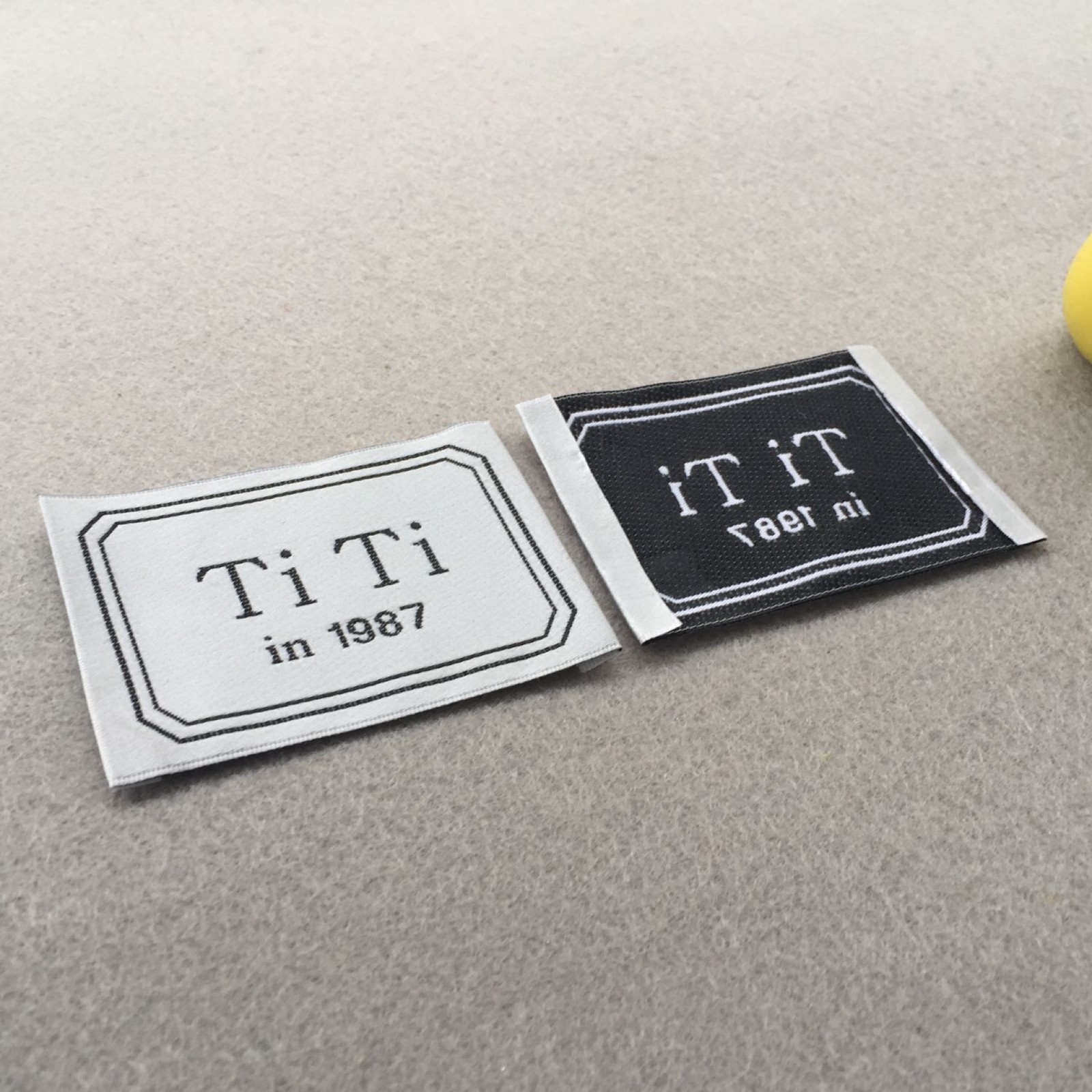 Custom Brand Logo Woven Label For Clothing