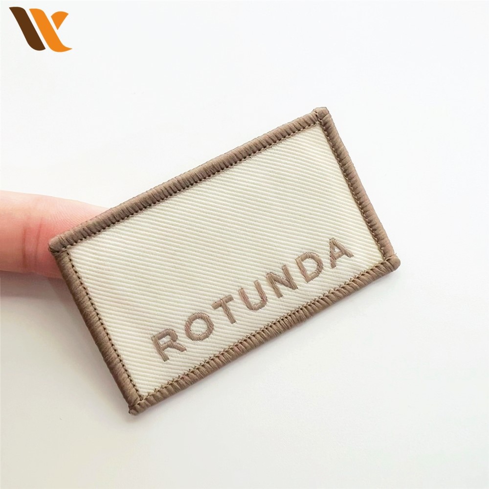 Custom Logo Woven Patch Applique Label Badge 4