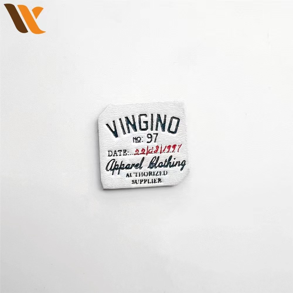 Customized PU Leather Labels For Gift Bags 2