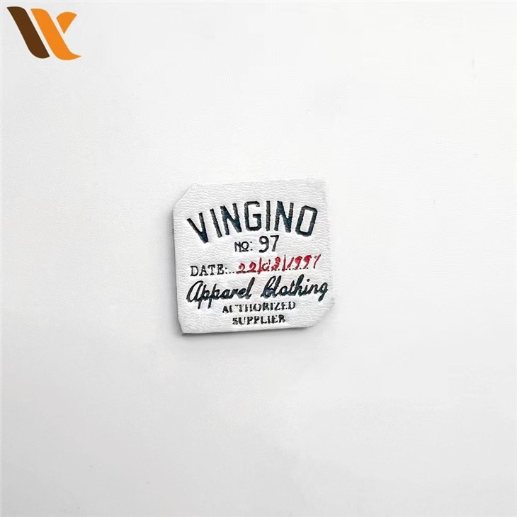 Customized PU Leather Labels For Gift Bags 2